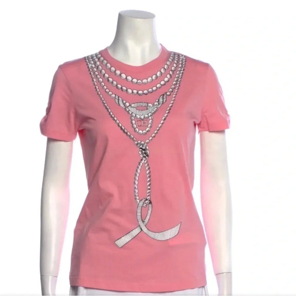 CAROLINA HERRERA TOUCH OF LOVE Collection Breast Cancer Awareness size XS - Picture 1 of 8